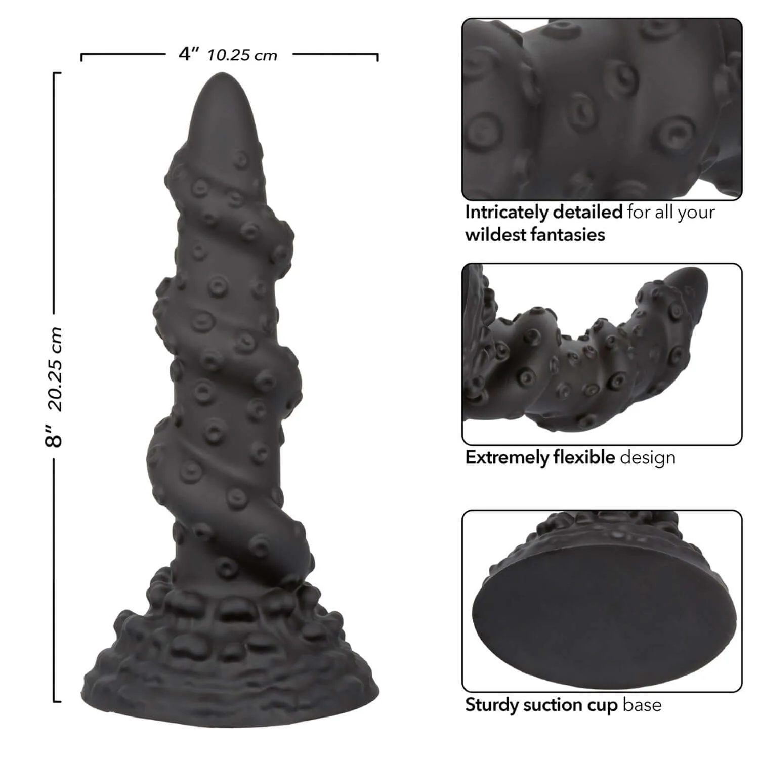Monster Dong the Kraken 8 inches - Black