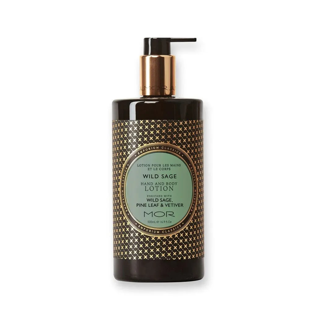 MOR - Emporium Classics - Hand & Body Lotion 500ml - Wild Sage