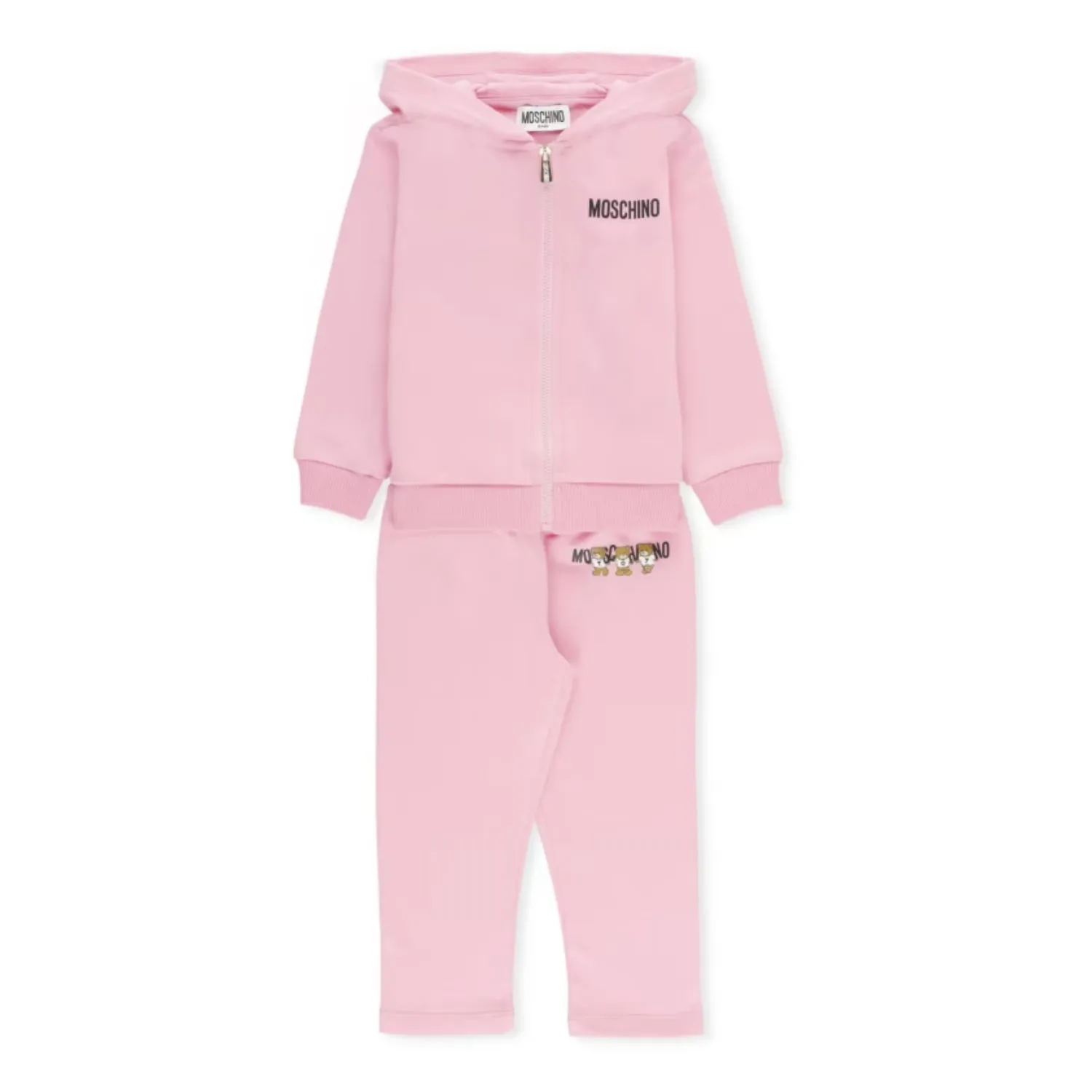 Moschino Kids Cotton Teddy Bear Logo Tracksuit
