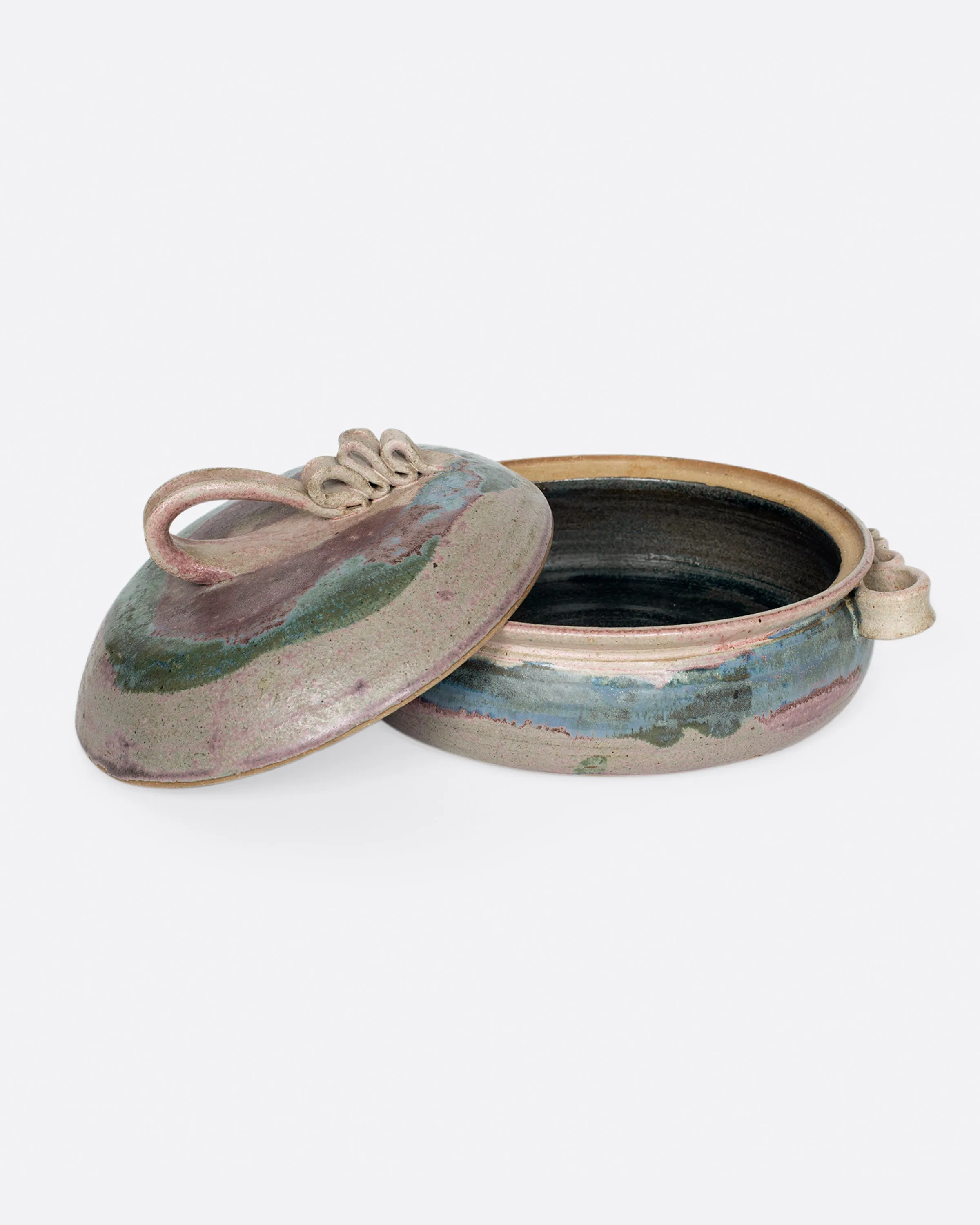 Muted Pastel Covered Dish