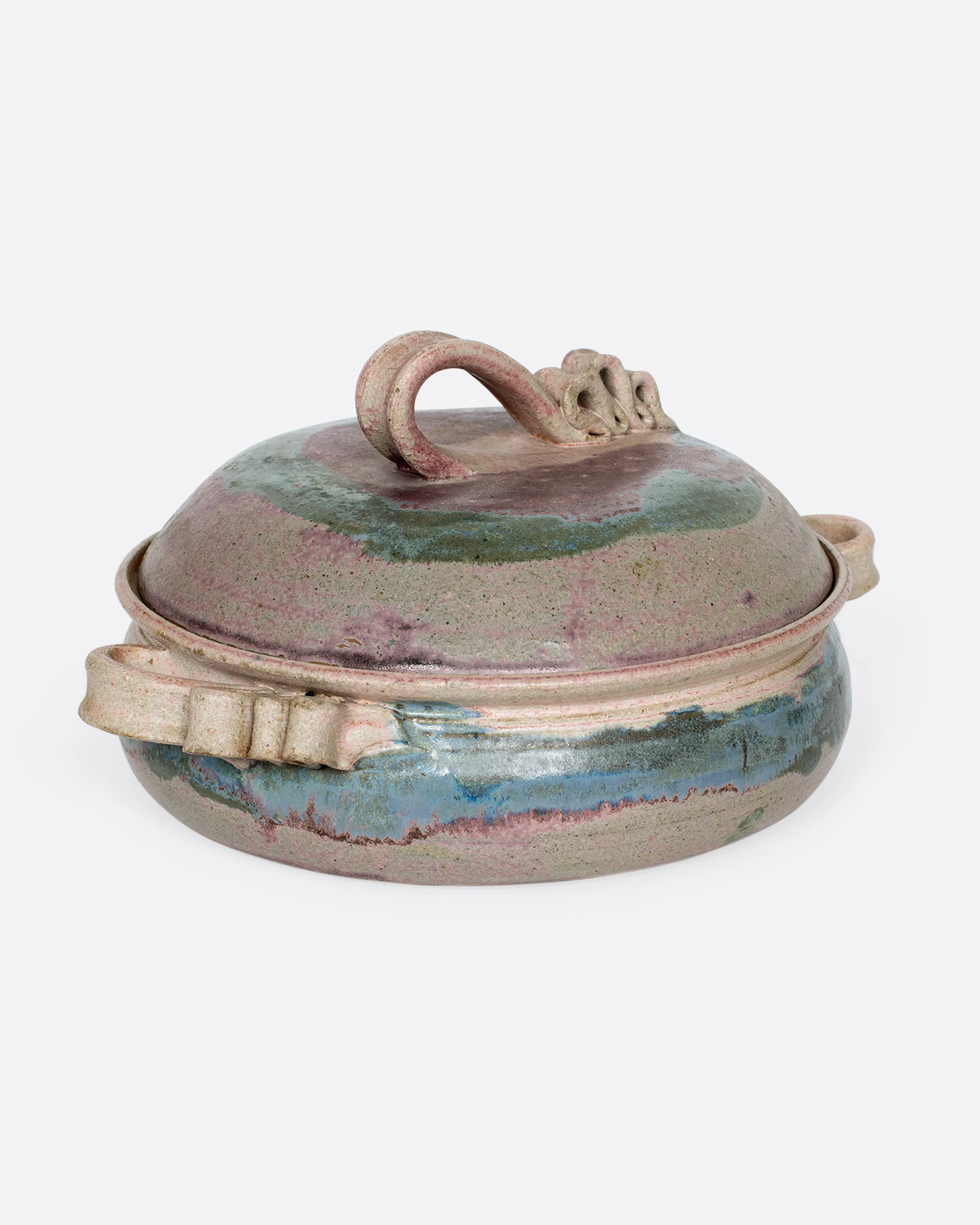 Muted Pastel Covered Dish