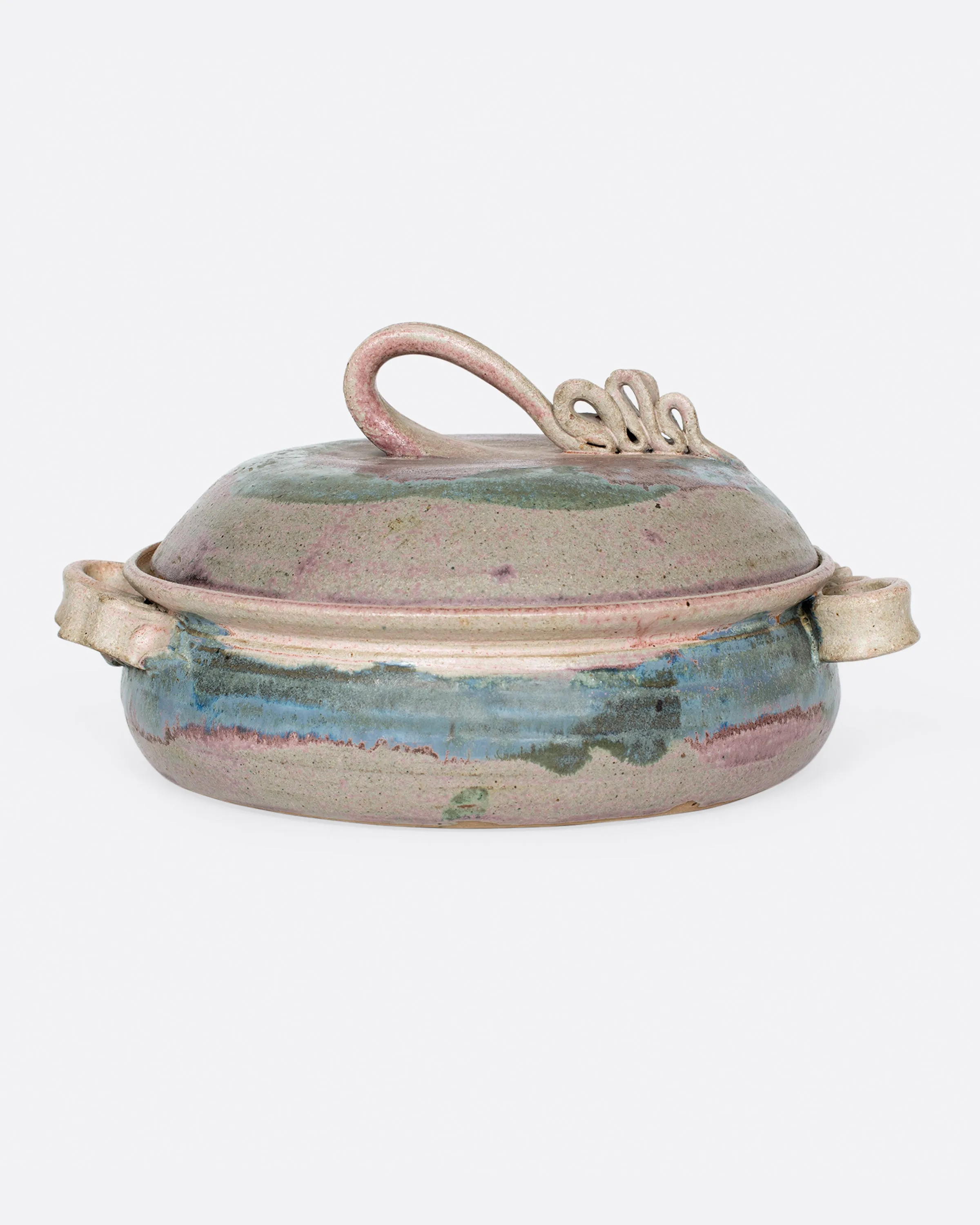 Muted Pastel Covered Dish