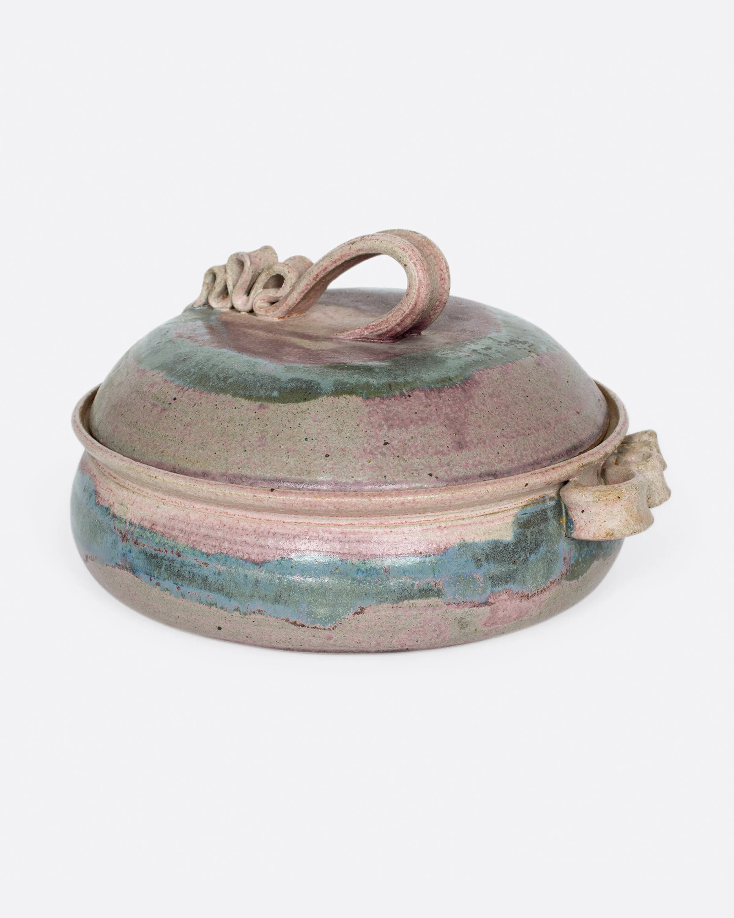 Muted Pastel Covered Dish