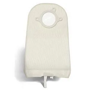 Natura® Two-Piece Urostomy Pouch, Flange 1-1/2" (38mm), Transparent 10" (25.4cm), Bendable Tap - Box of 10