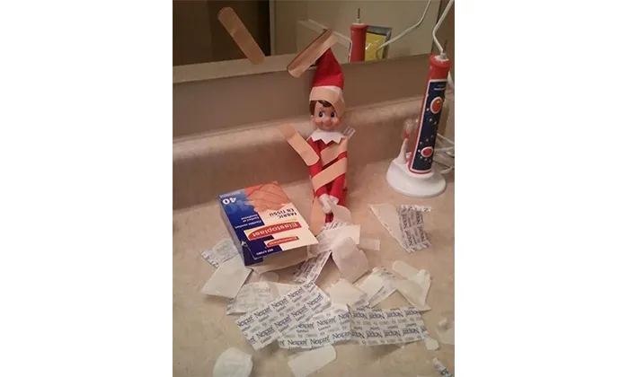 Naughty Posable Elves on the Shelf