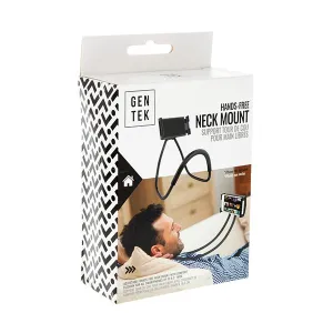 New Gen Tek Hands-Free Neck Mount - Black! For smartphones!