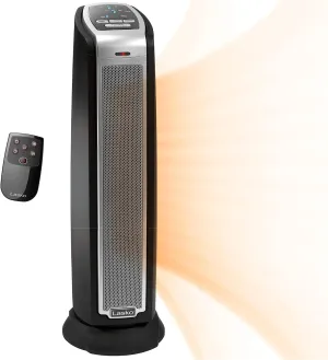 NEW Lasko 5790 Oscillating Ceramic Tower Heater with Remote Control,Black 5790, Retails $211
