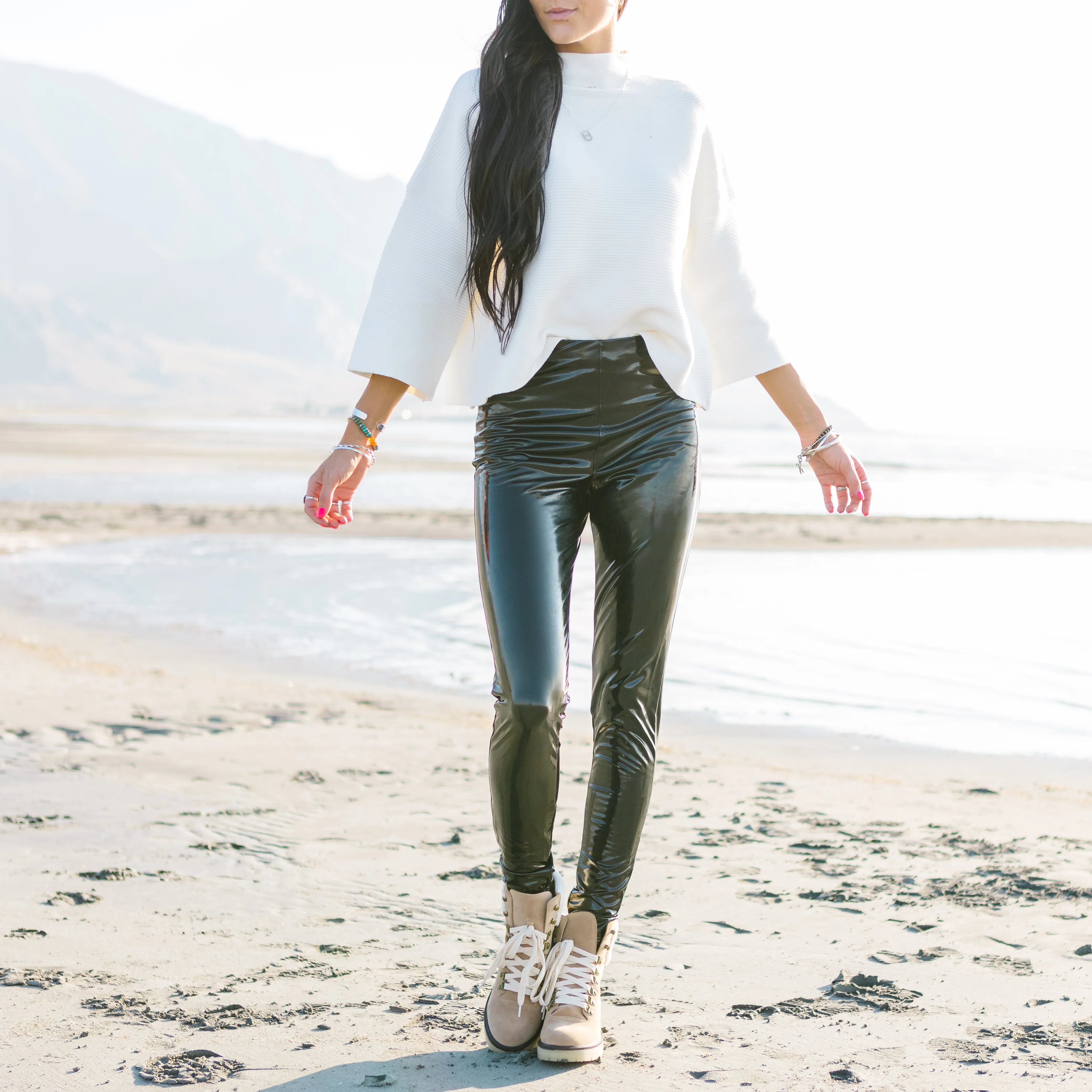 Nightlife Glossy Kancan Legging