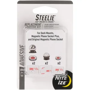 Niteize -  Steelie Universal Adhesive Replacement Kit for Dash Mount   Phone Socket