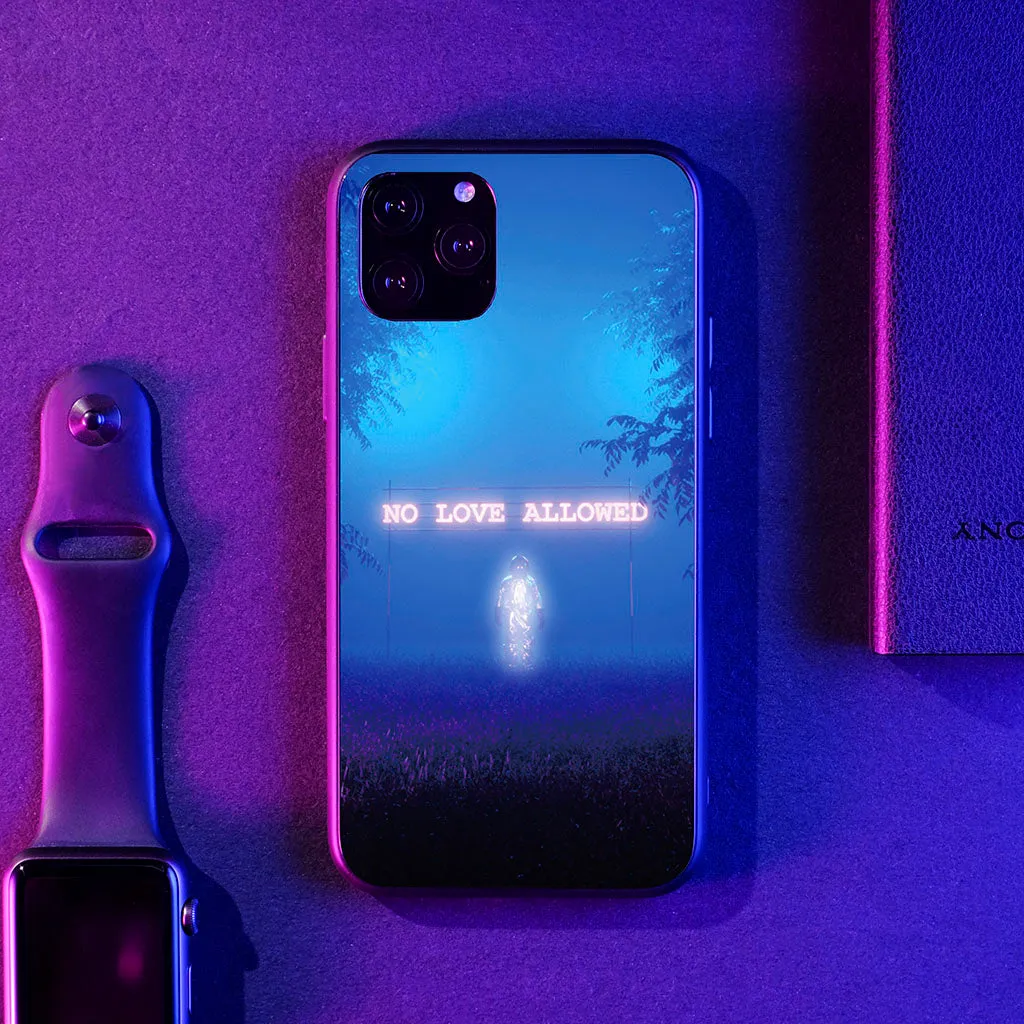 No Love Allowed LED Case for iPhone