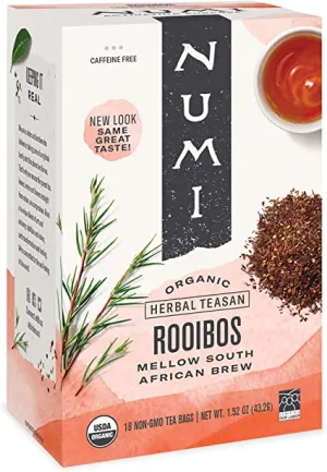 Numi Organic Tea - Rooibos (18 Tea Bags)