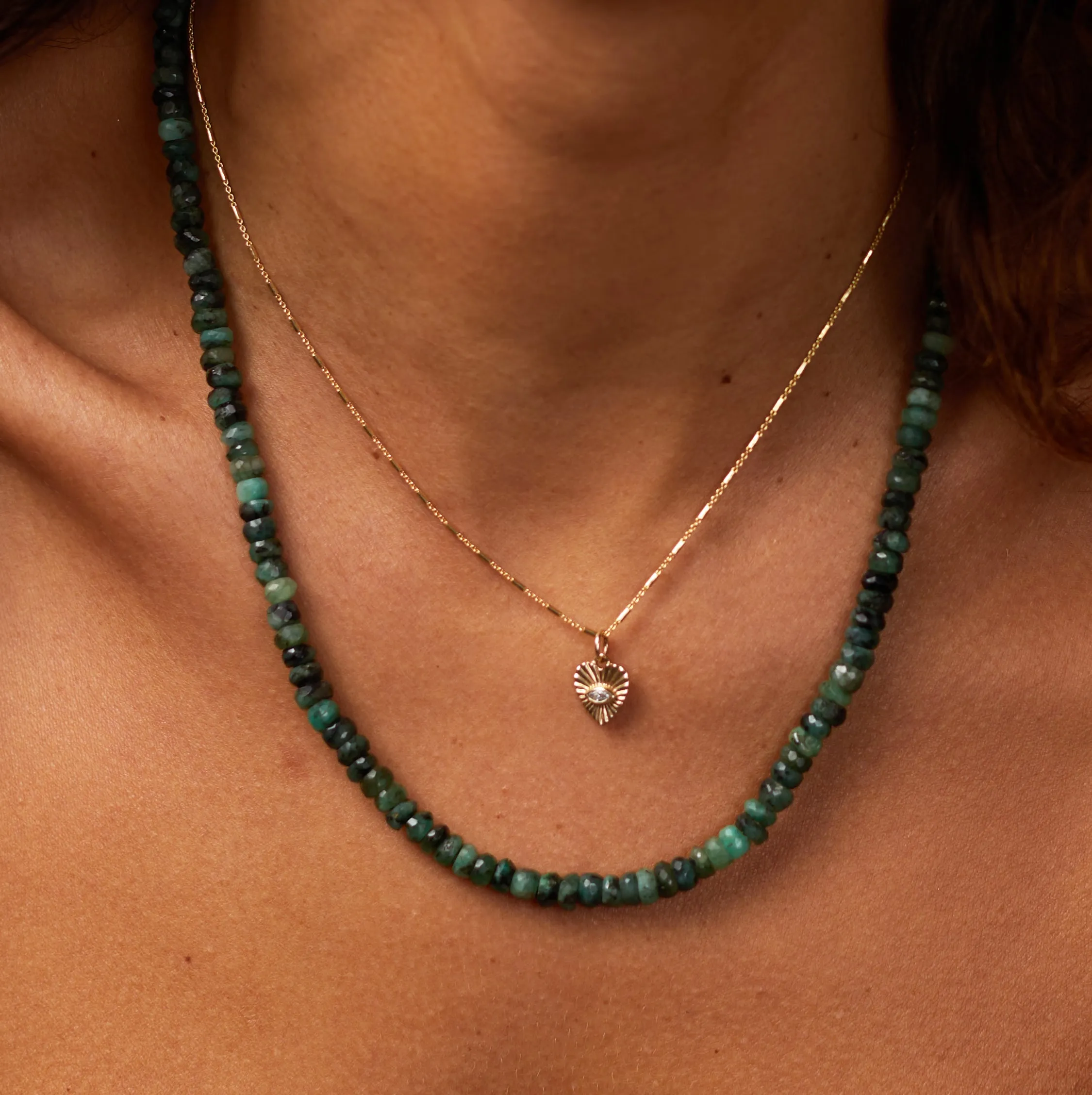 Octagon Tube Chain Necklace