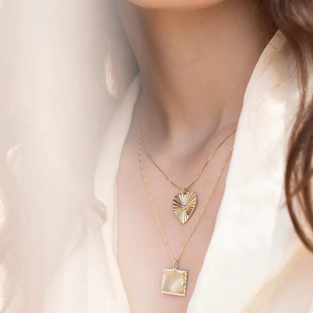 Octagon Tube Chain Necklace