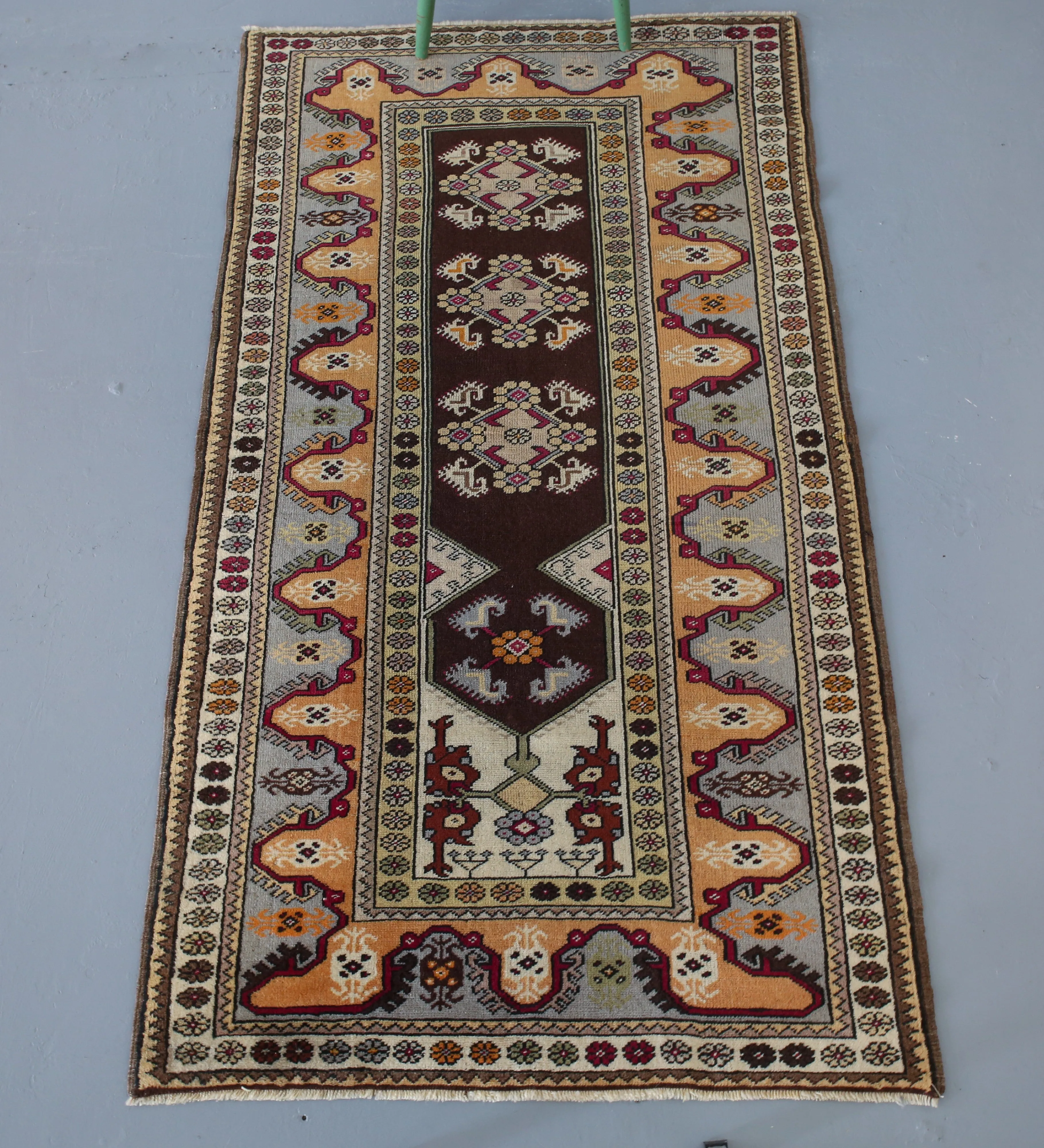 Old Milas Rug 3.9ftx7ft