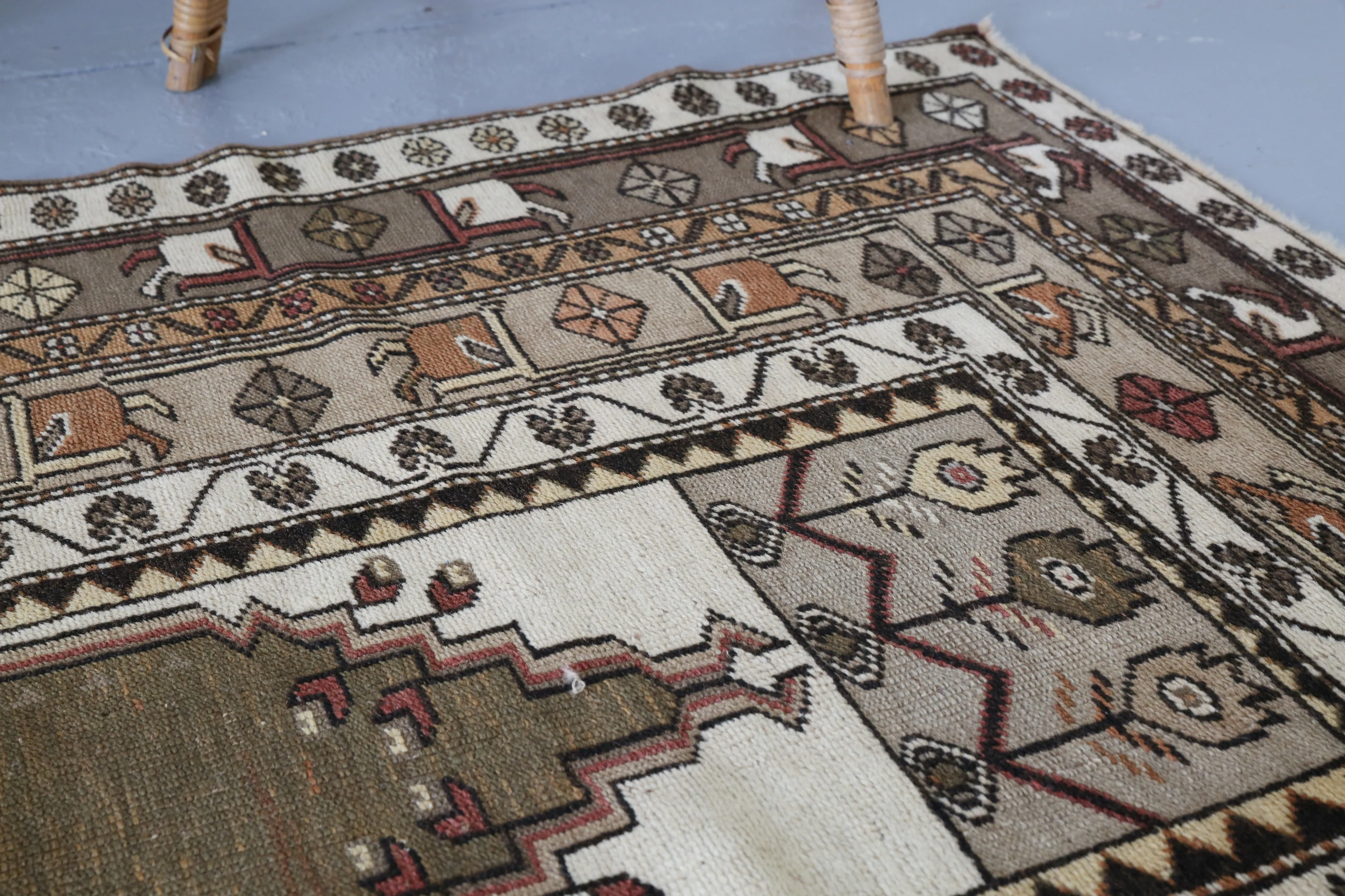 Old Milas Rug 4.3ftx7.5ft