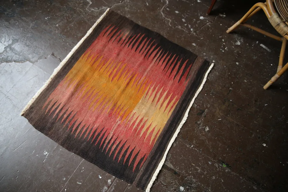 Old Mini Milas Kilim 2.9ftx2.11ft