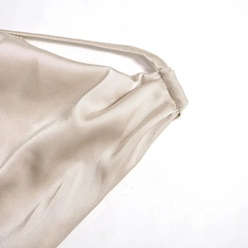 One-Shoulder Backless Mini Dress - Sexy Slim Party  Wedding Outfit