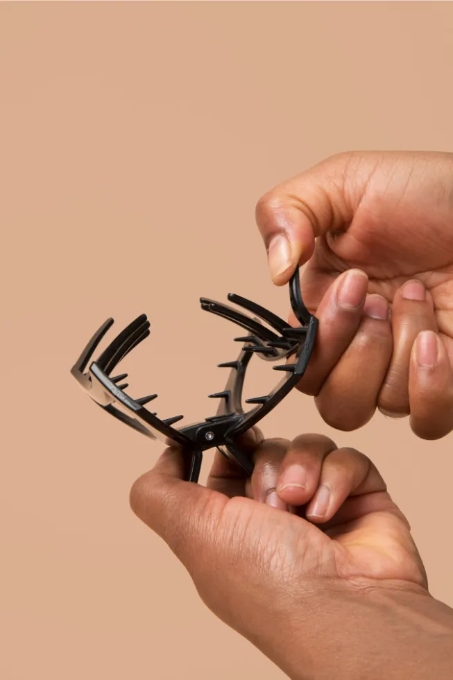Open Hair Clip | Large | Jet Black
