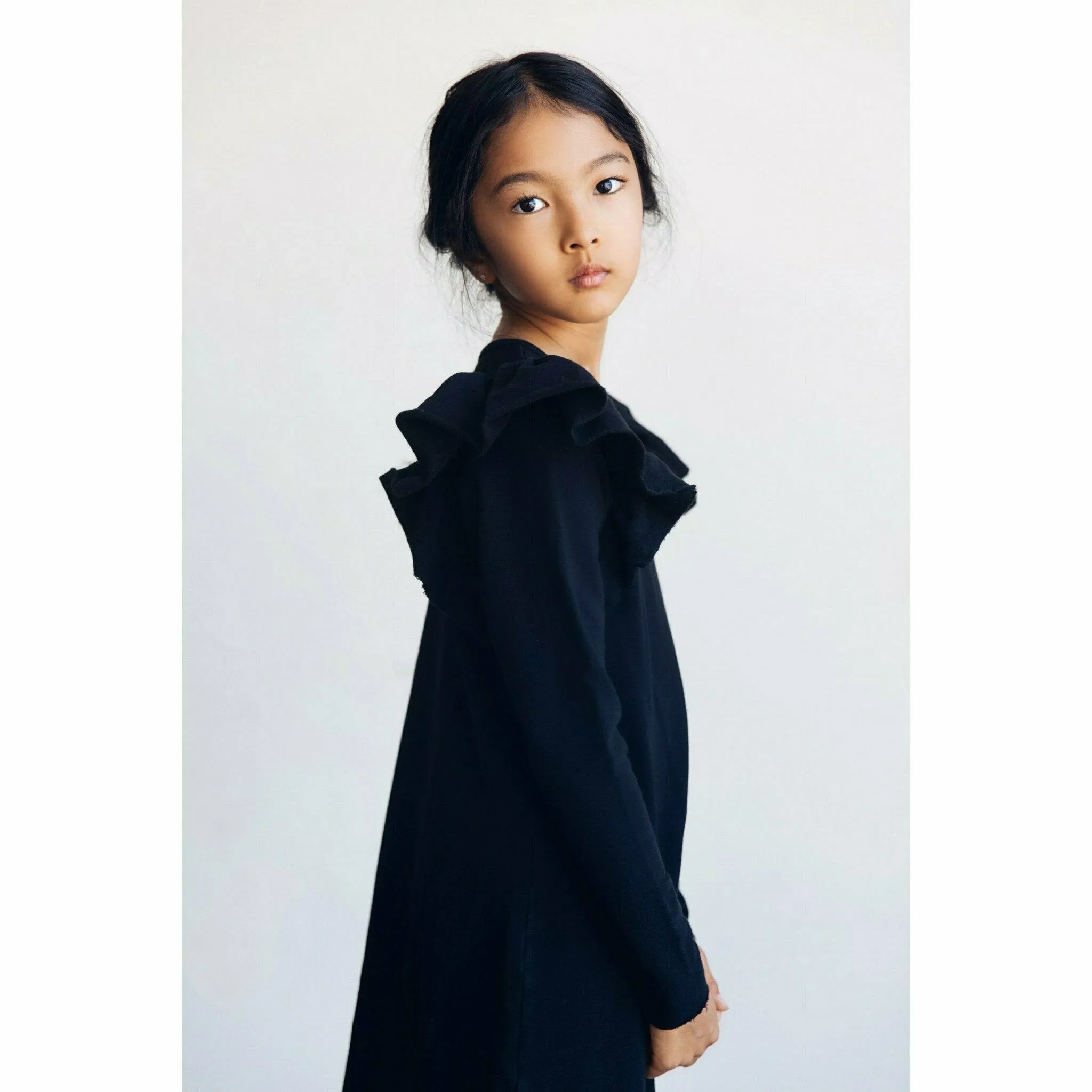 Organic Valentina Dress Black
