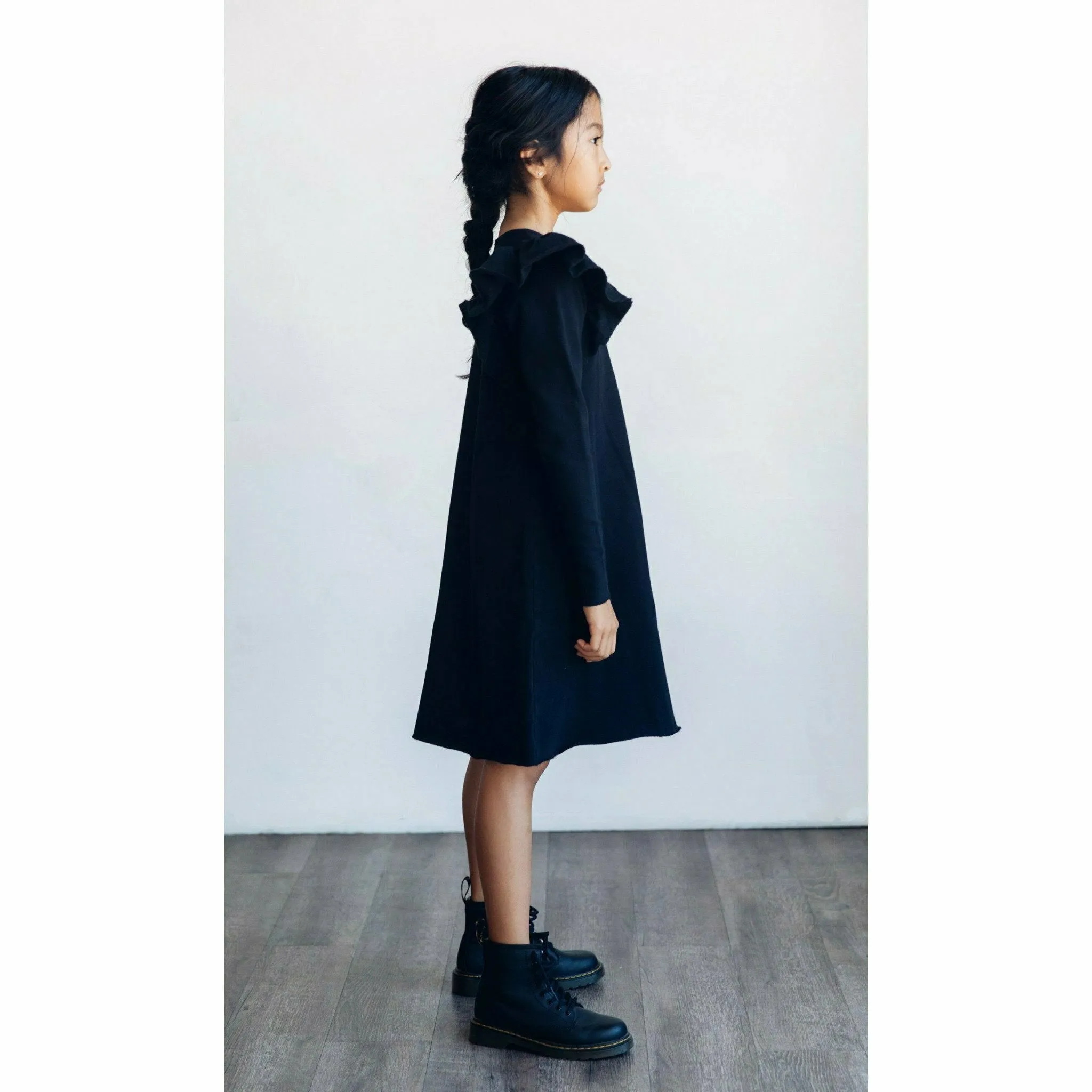 Organic Valentina Dress Black