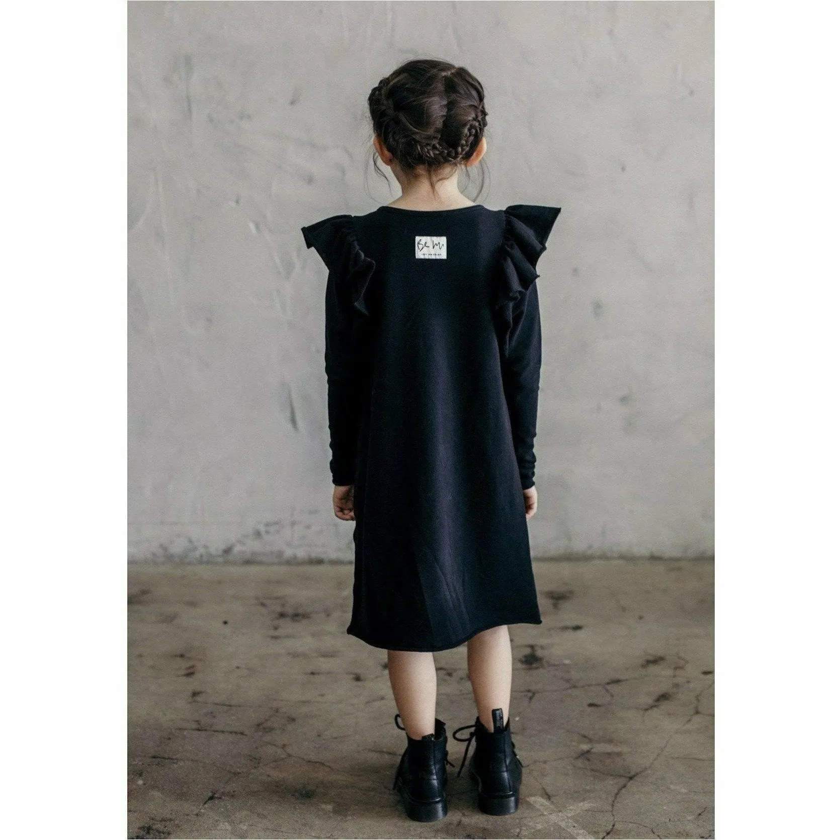 Organic Valentina Dress Black