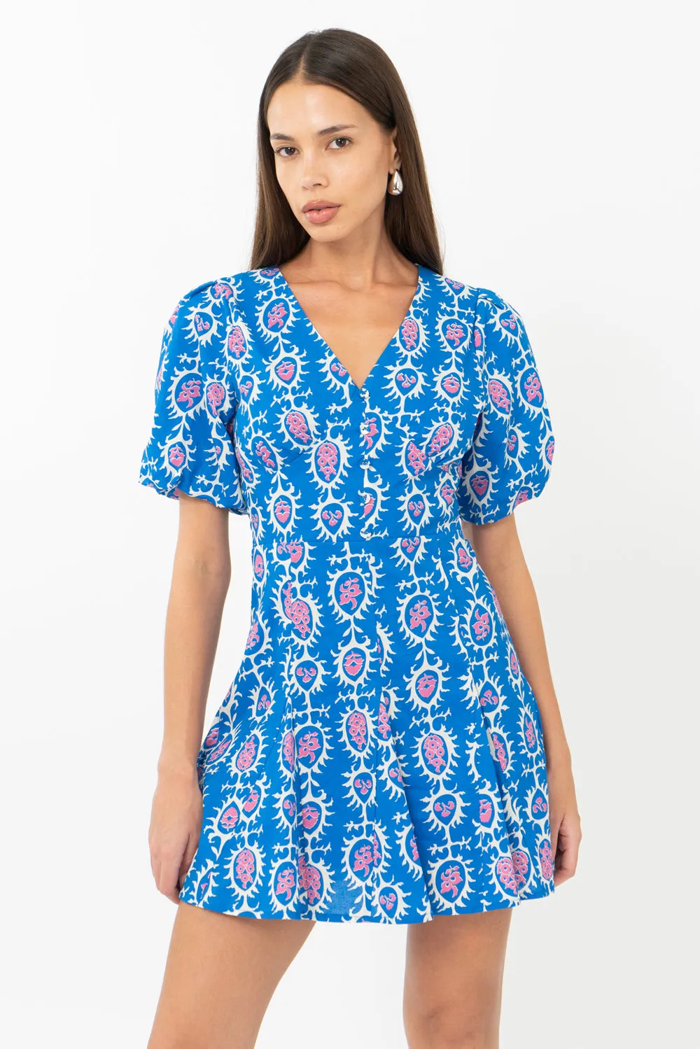 Oslo Printed Mini Dress