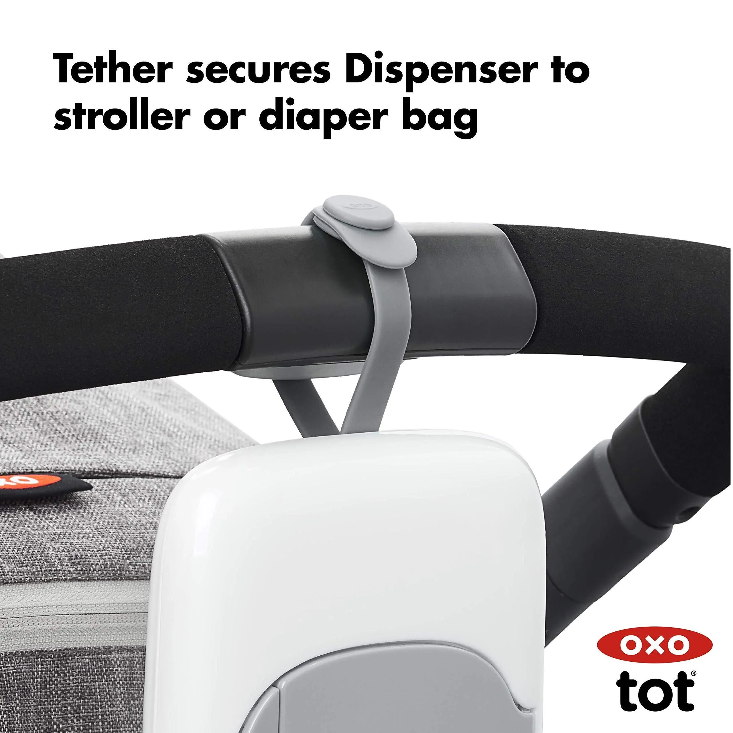 Oxo Tot On-The-Go Wipes Dispenser - Gray