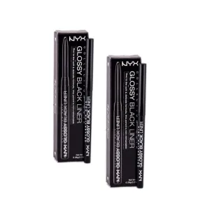 Pack of 2 NYX Collection Noir Glossy Black Liner, BEL01