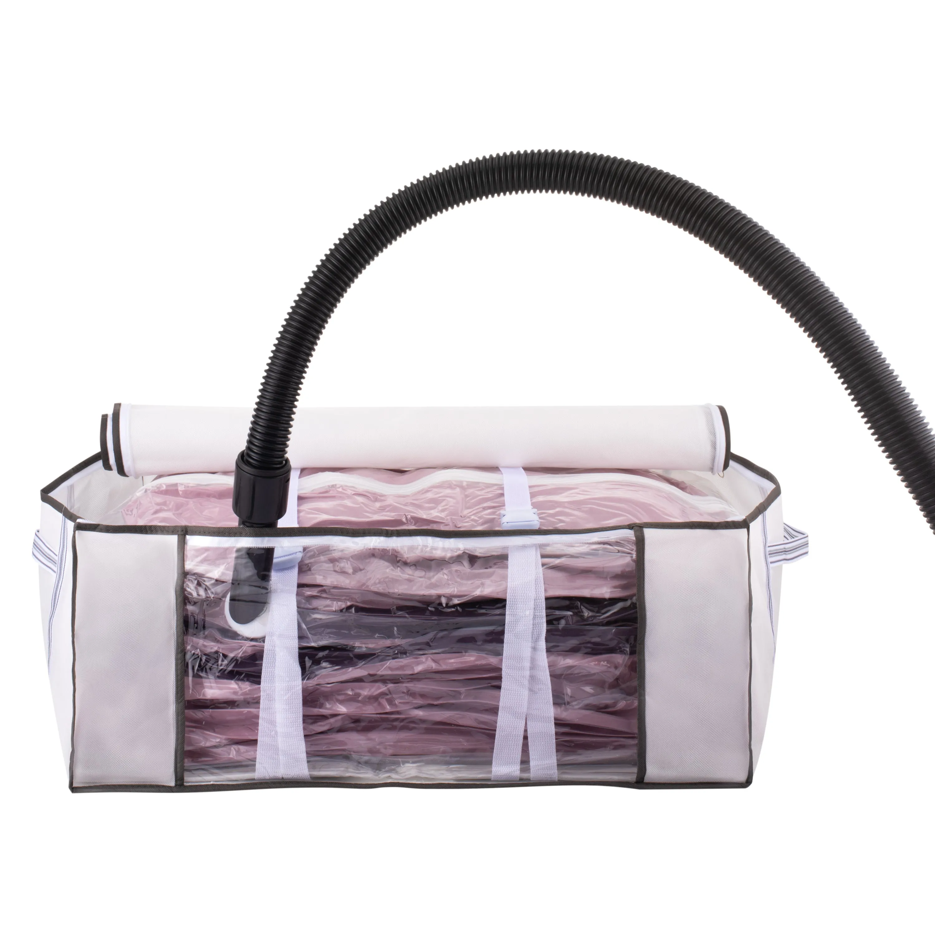 Packmate - Storeasy High Capacity Jumbo Stackable Vacuum Storage Tote