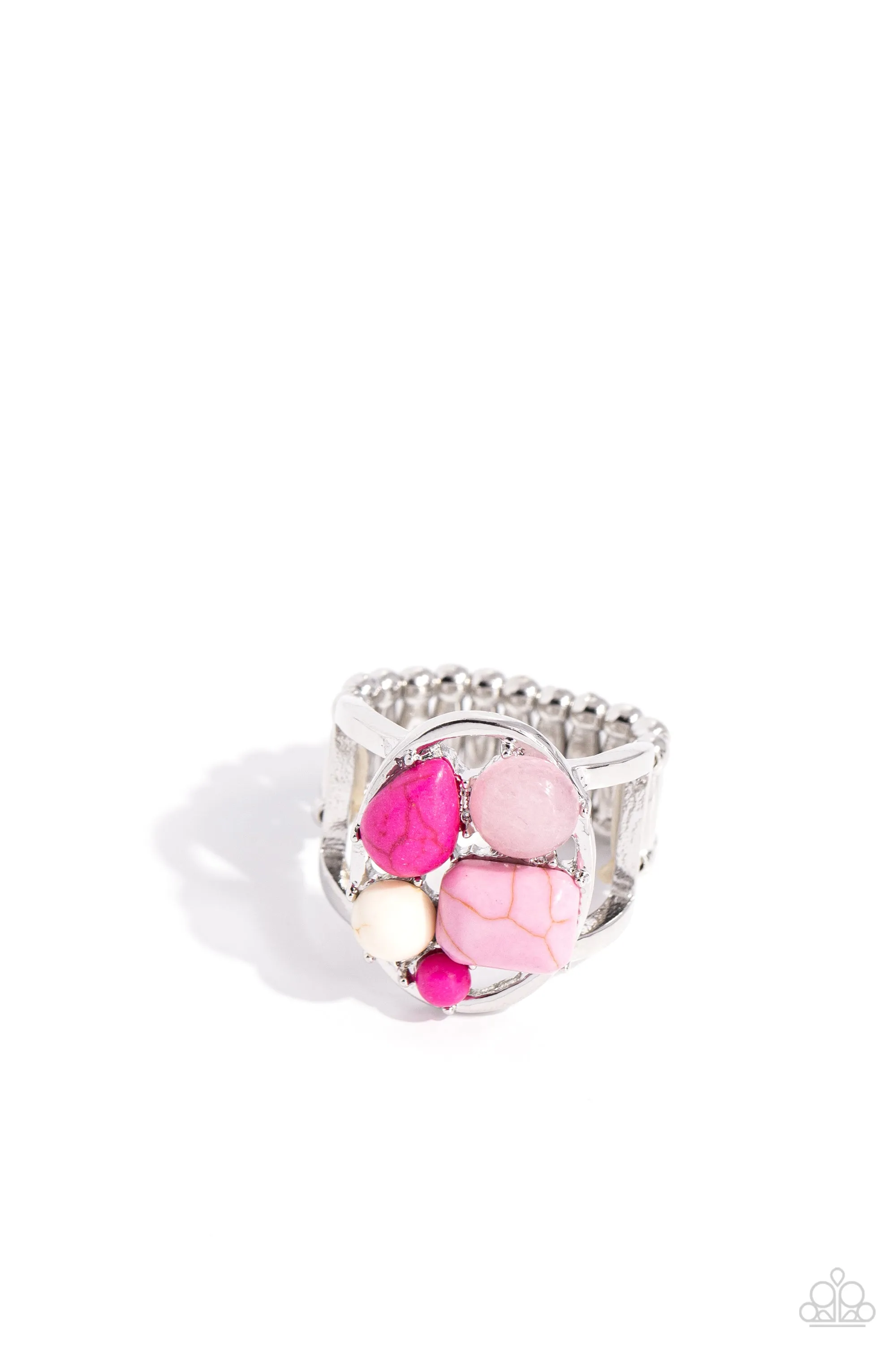 Paparazzi Crafted Collection Ring Pink