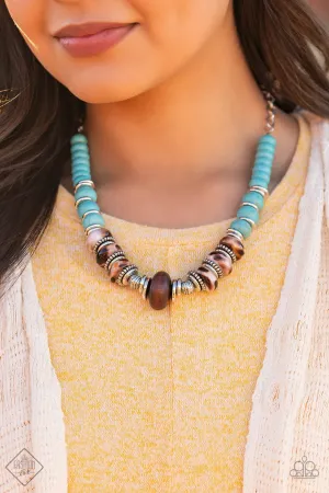 Paparazzi - Desert Tranquility - Blue Necklace