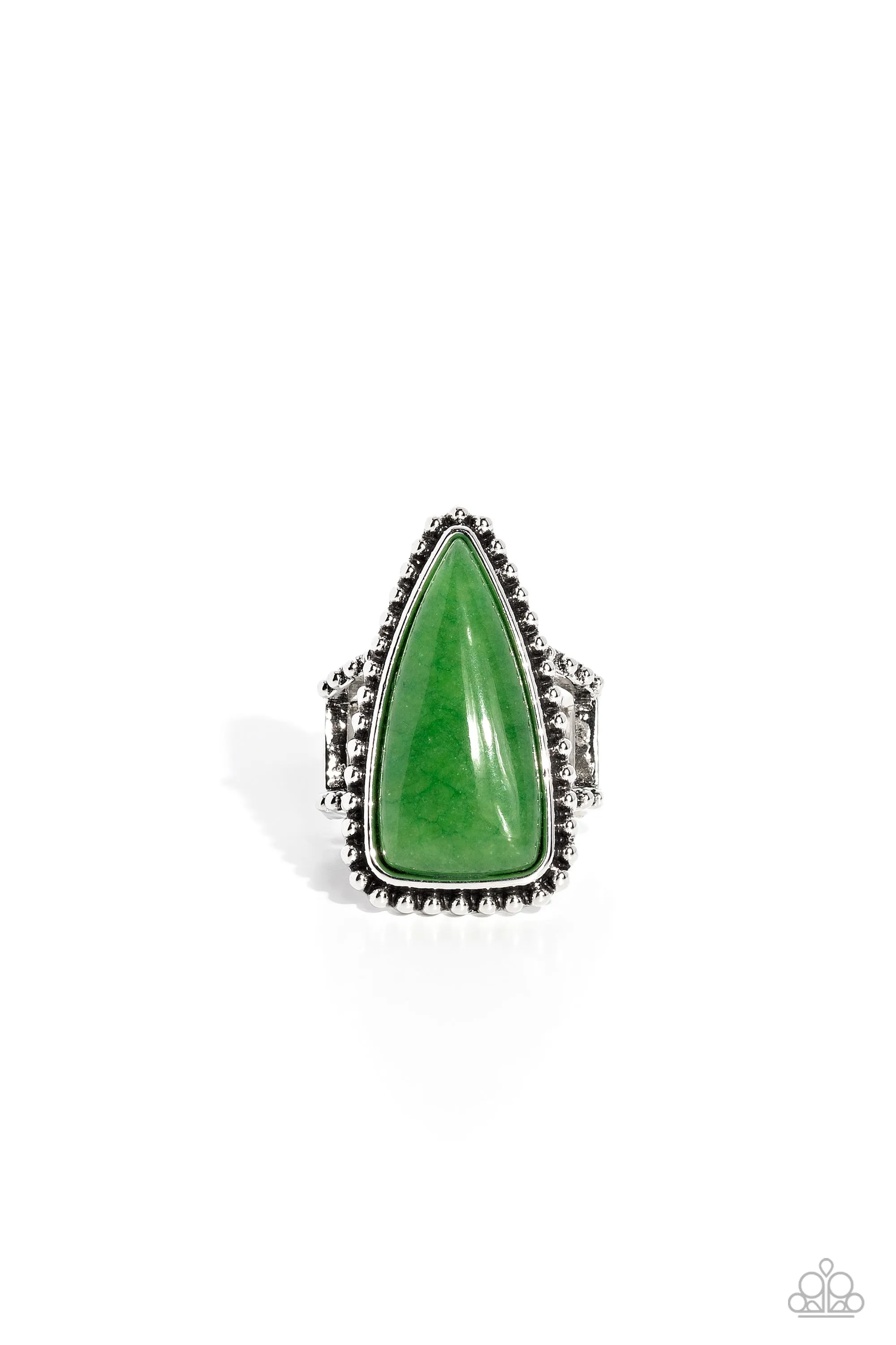 Paparazzi - Earthy Engagement - Green Ring