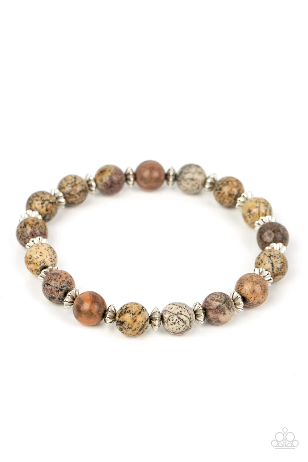 Paparazzi Keep The Peace - Silver Urban Bracelet