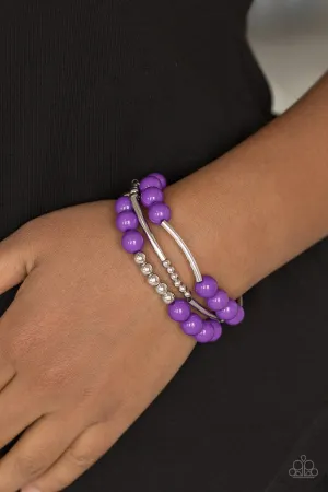 Paparazzi New Adventures Bracelet Purple