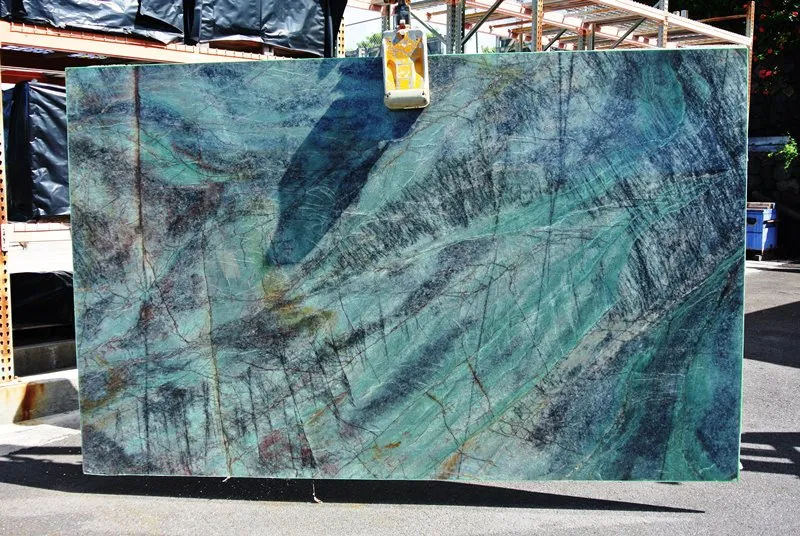 PARADISE BLUE Quartzite Polished Slab