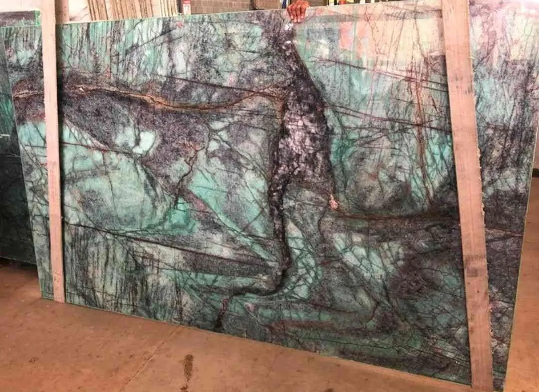 PARADISE BLUE Quartzite Polished Slab