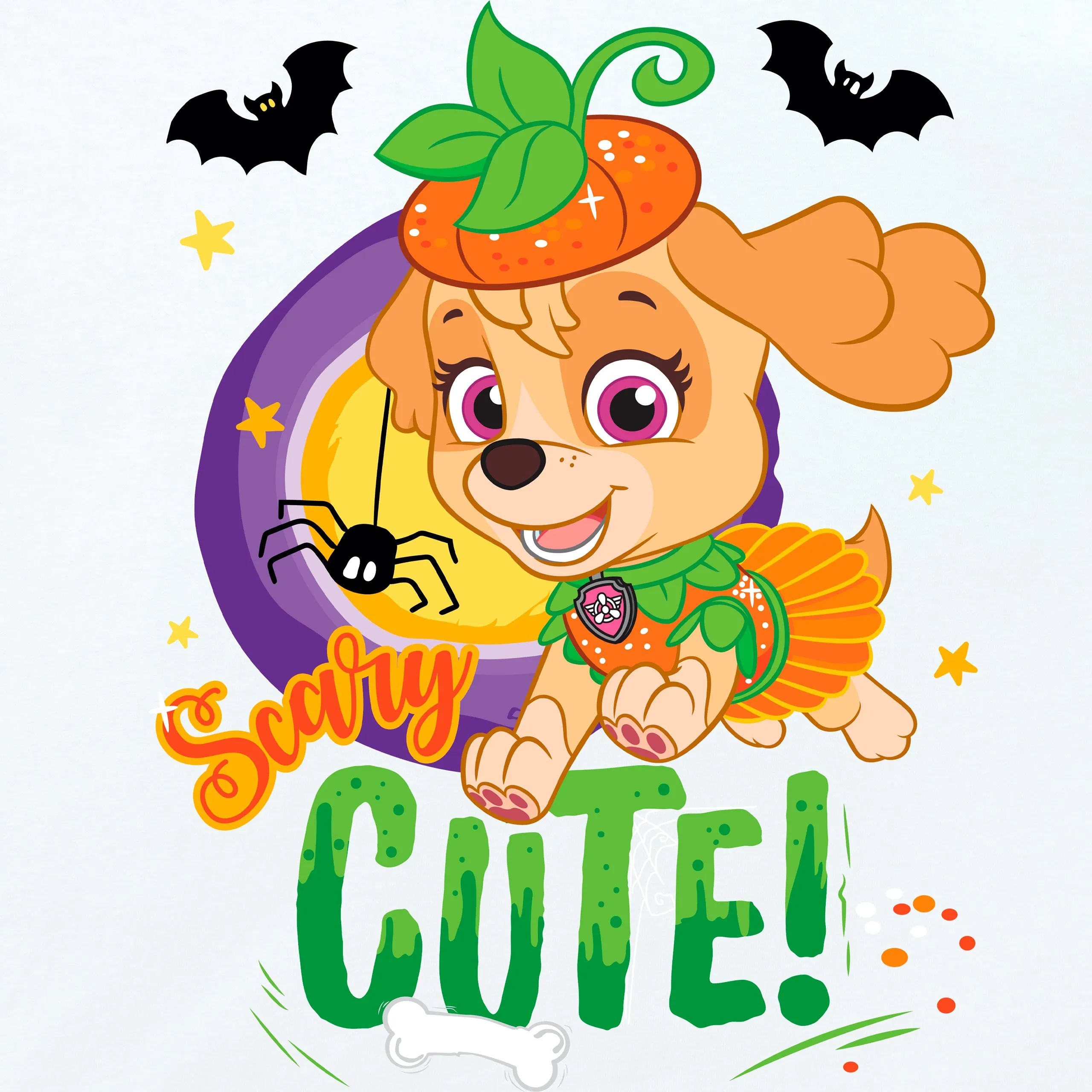 Paw Patrol Skye Halloween T-Shirt