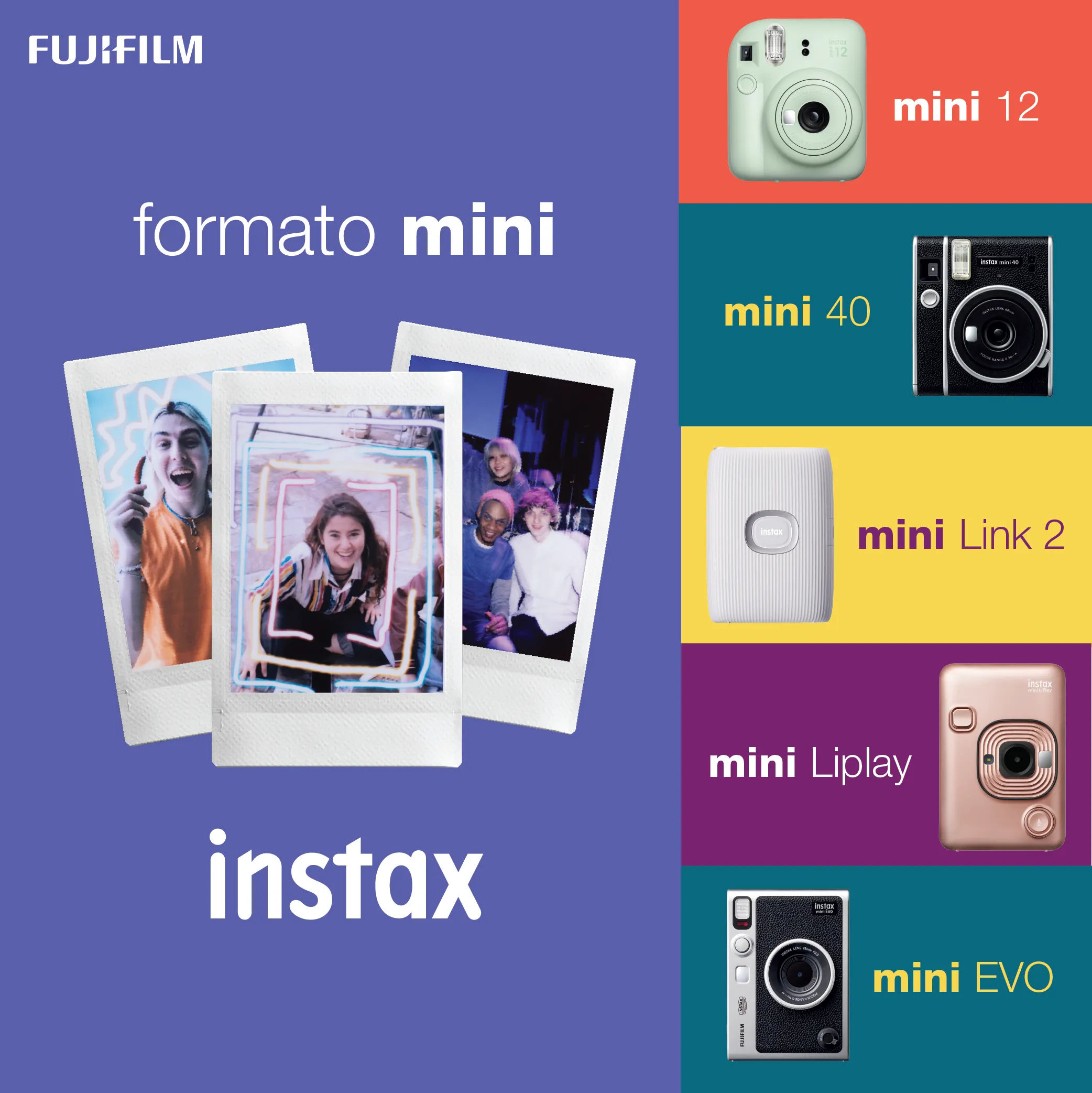 Película instax mini rainbow