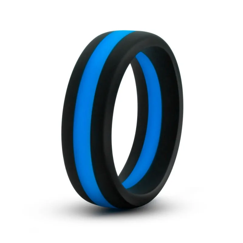 Performance - Silicone Go Pro  Ring -  Black/blue/black