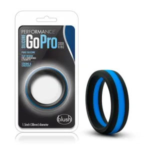 Performance - Silicone Go Pro  Ring -  Black/blue/black