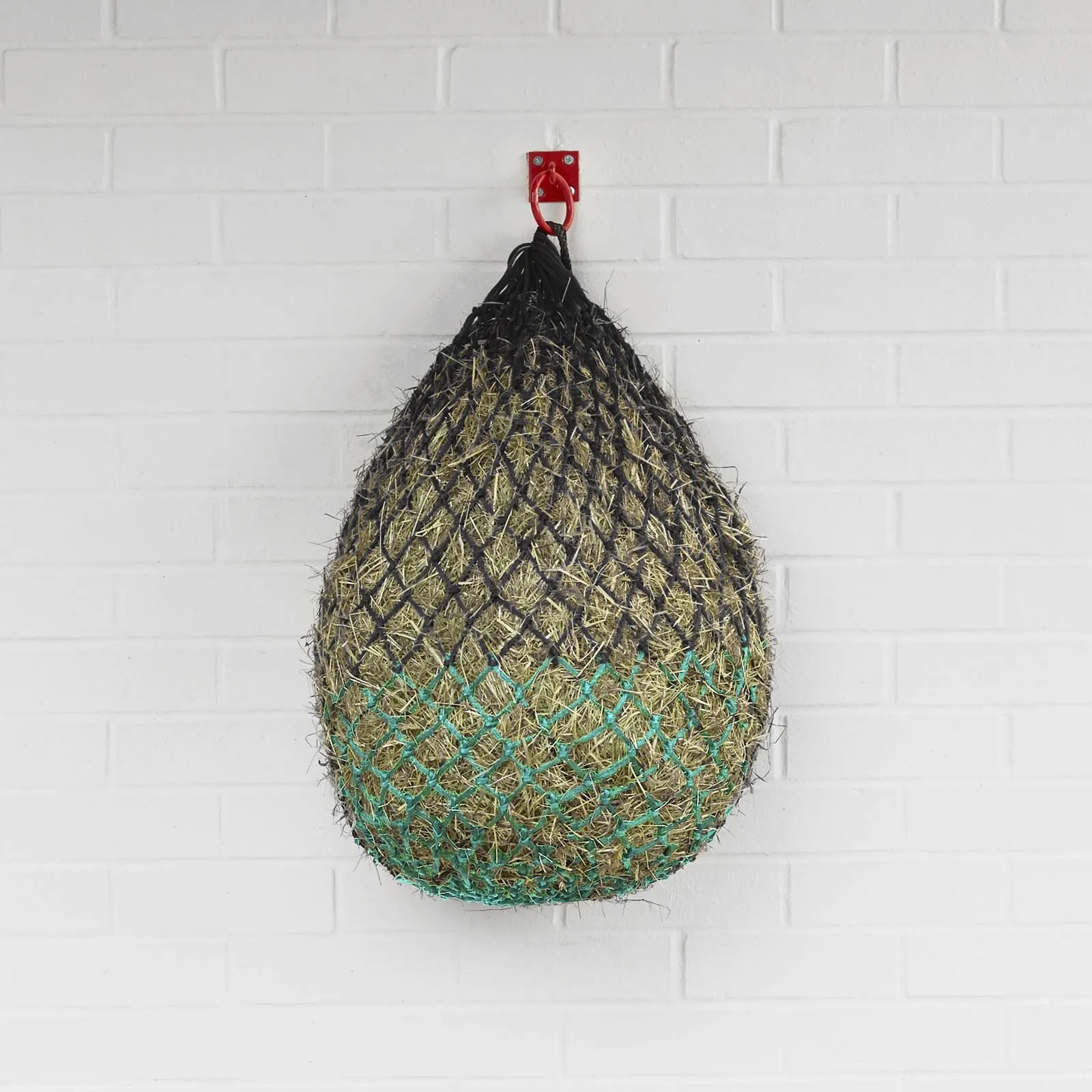 Perry Equestrian 40 Drip Feed Easy Tie Polypropylene Hay/Haylage Net - Medium 6.5Kg capacity"