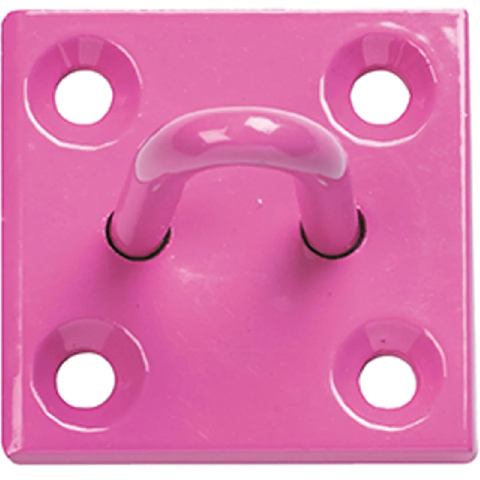 Perry Equestrian 50mm x 50mm Perry Equestrian Chain Staple on Plate - Pack of 2