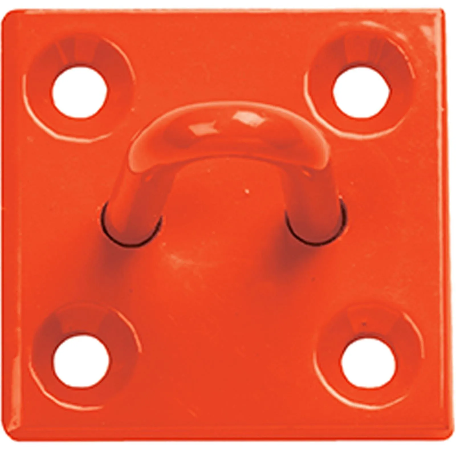 Perry Equestrian 50mm x 50mm Perry Equestrian Chain Staple on Plate - Pack of 2