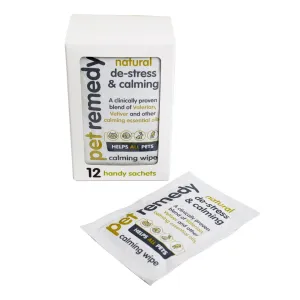 Pet Remedy Calming Wipes (100 sachets)