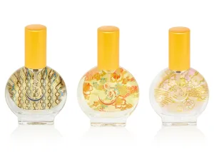 PETITE EARTHY TRIO ~ Diamond, Onyx, and Amber Organic Eau de Toilette Mini Gift Set by Sage