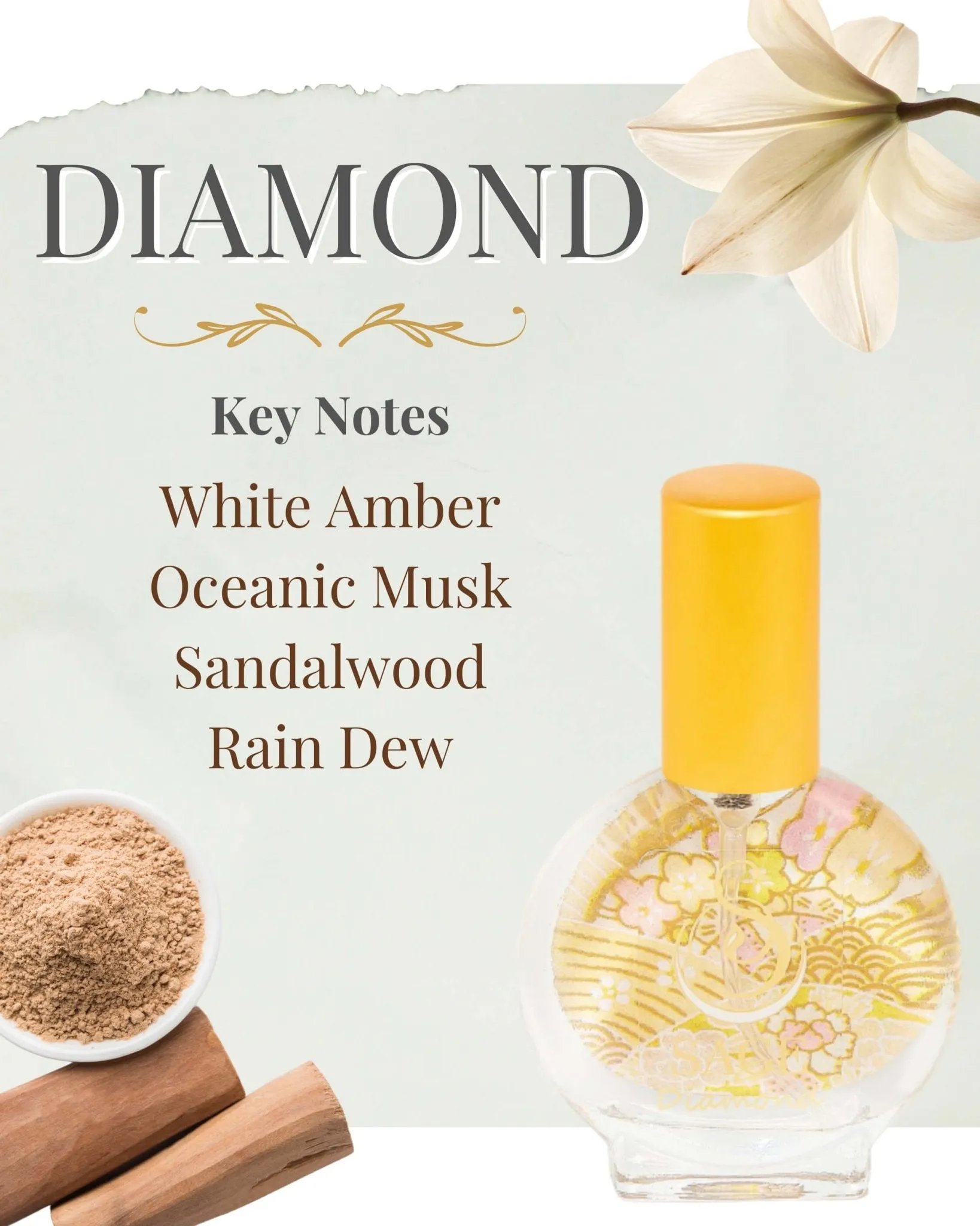 PETITE EARTHY TRIO ~ Diamond, Onyx, and Amber Organic Eau de Toilette Mini Gift Set by Sage