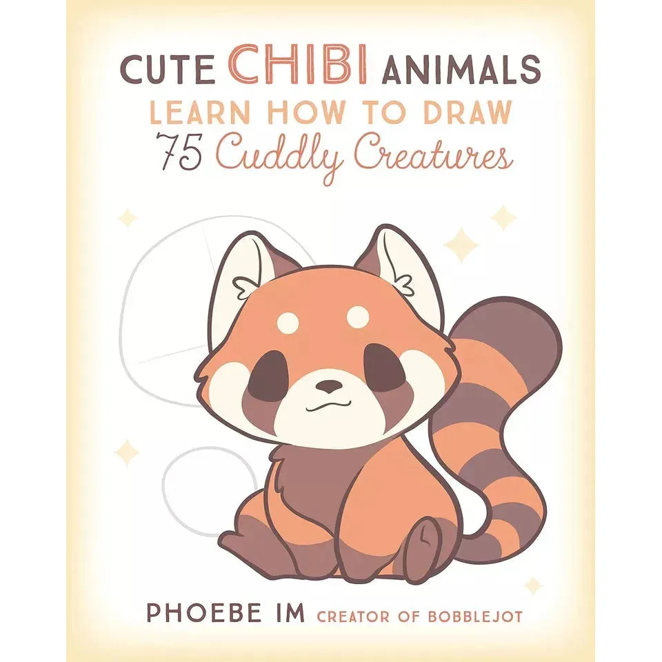Phoebe Im Collection 4 Books Set Cute Cuddly Art,Chibi Animals,Creature Coloring
