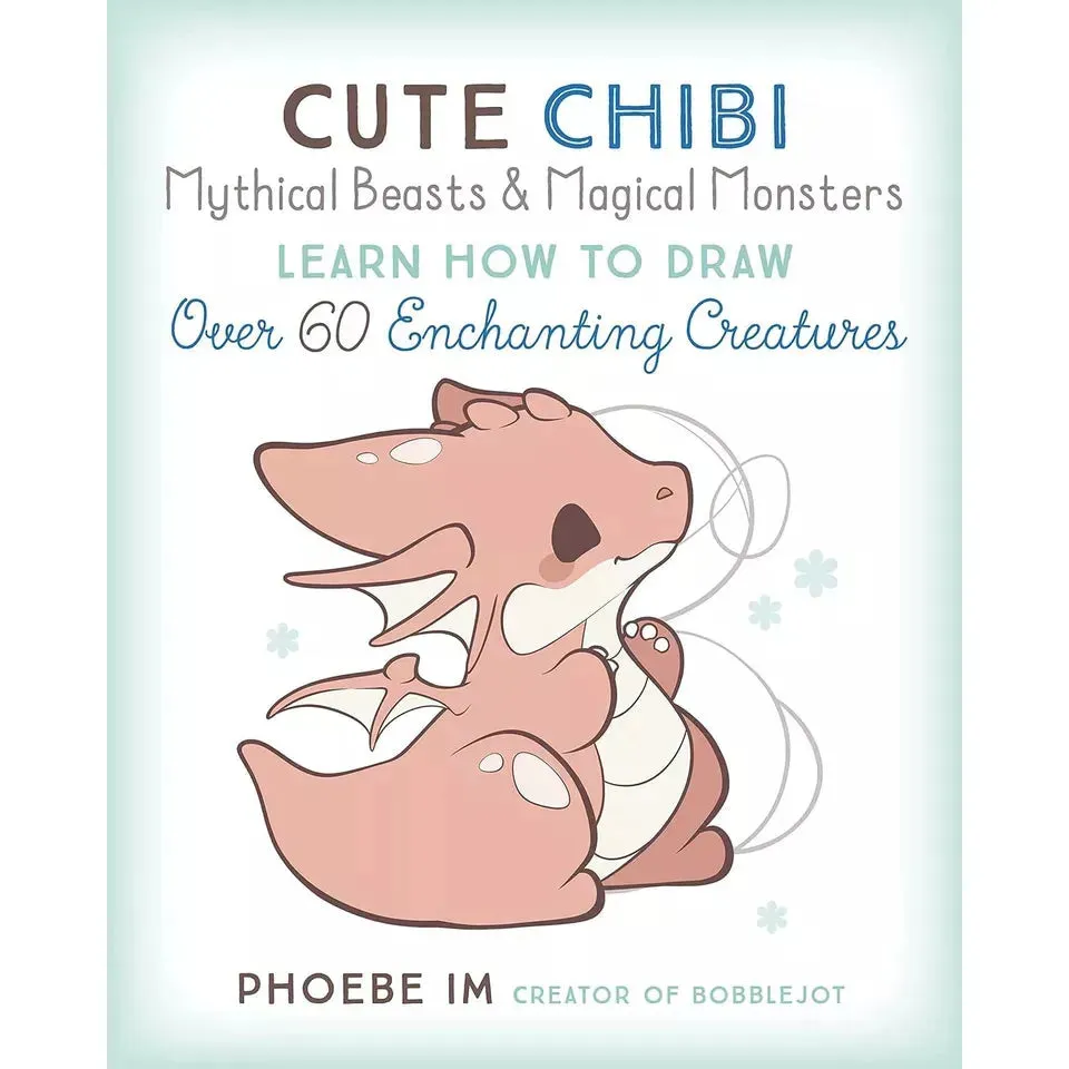Phoebe Im Collection 4 Books Set Cute Cuddly Art,Chibi Animals,Creature Coloring
