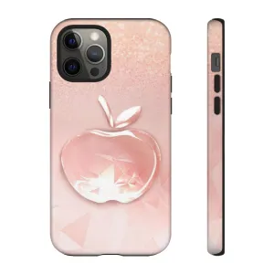 Pink apple Tough Cases, Apple cases, pink cases, Custom phone cases, Graphic phone cases