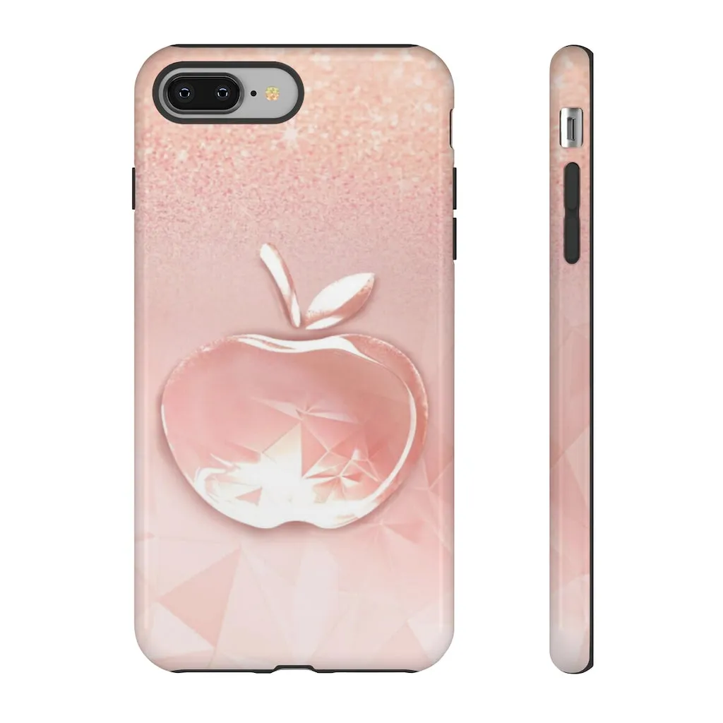 Pink apple Tough Cases, Apple cases, pink cases, Custom phone cases, Graphic phone cases